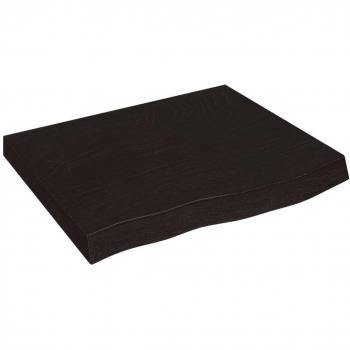 Estante de pared madera roble tratada 60x50x(2-6) cm natural marrón claro marrón oscuro mueble almacenaje estantería para oficina estudio dormitorio estantería librería mueble de almacenamiento