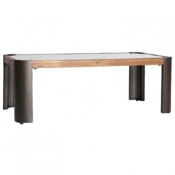 Mesa de Centro Narbona de Madera de Abeto en color Natural 122x66x44cm