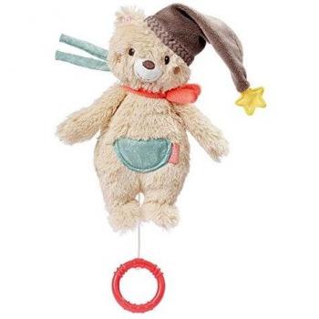 Mini Muñeco Musical Bruno, Oso de Peluche Beige 20cm Unisex