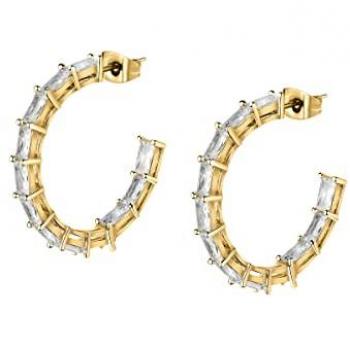 Pendientes de Mujer Morellato Baguette de Latón con Circonitas - Modelo SAVP04
