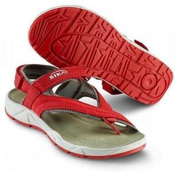 SIKA - Sandalias de vestir de Piel para hombre Rojo rojo