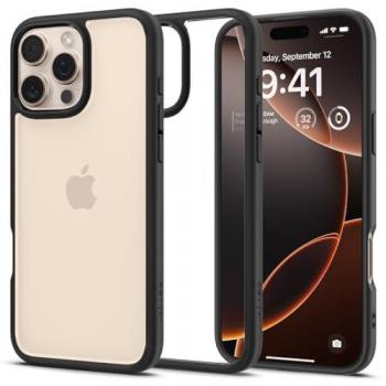 Funda Spigen Ultra Hybrid Negra Mate para iPhone 16 Pro
