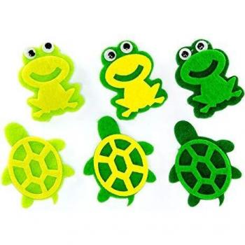 Fixo Kids Adhesius Feltre 3D, Tortugues i Granotes