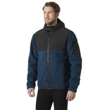 Chaqueta Polar con Capucha para Hombre Helly Hansen Patrol Pile Azul Oceano