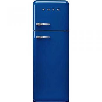 Smeg FAB30LRD5 Frigorífico de 2 Puertas, Estilo Retro Años 50, Color Rojo, Bisagra Izquierda, Dimensiones 172 x 60.1 cm, Clase Energética