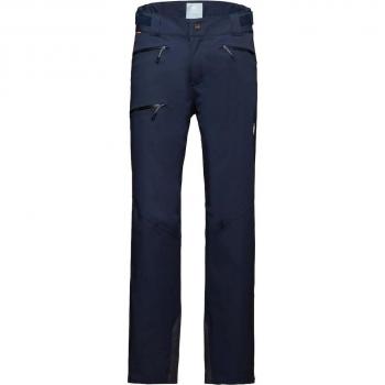 Mammut - Pantalón de esquí de hombre STONEY THERMO Mammut, impermeable, aislante térmico, tejido elástico, transpirabilidad alta, refuerzos en las rodillas y bajos, múltiples bolsillos