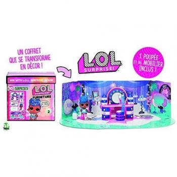 L.O.L. Surprise - Pack de Muebles y Muñeca Serie 2, Modelo LLUC4000