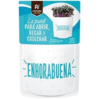 Garden Pocket Postal Autocultivo Enhorabuena germinados Col lombarda