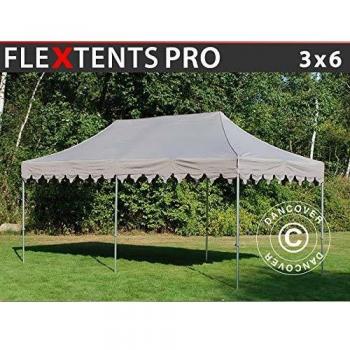 Carpa Plegable Rápida FleXtents Pro 'Marruecos' 3x6m Latte