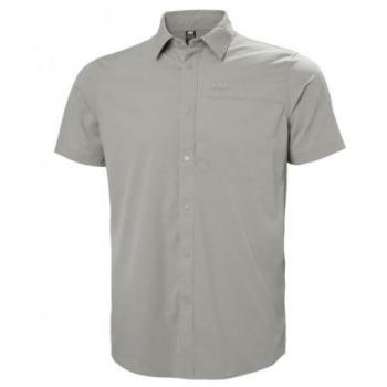 Helly Hansen Tofino Solen Short Sleeve Shirt for Men - Terrazzo Grey