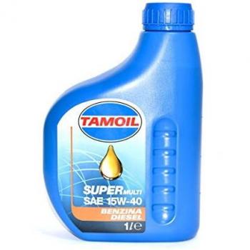 Aceite de Motor Tamoil Supermulti 15W40 1 Litro Bencina/Diesel API ACEA A3/B3