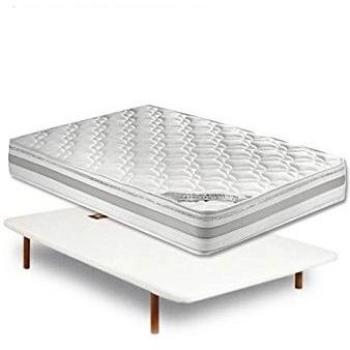 COLCHÓN LIQUIDACIÓN VISCOELASTICO 23CM EXTRA-CONFORT + BASE TAPIZADA PIKOLIN DIVANLIN 6 PATAS