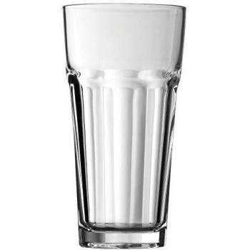 Vaso largo Casablanca apilable Pasabahçe; 480ml, 8.6x16 cm (ØxAt); transparente; 24 pz. / Paquete