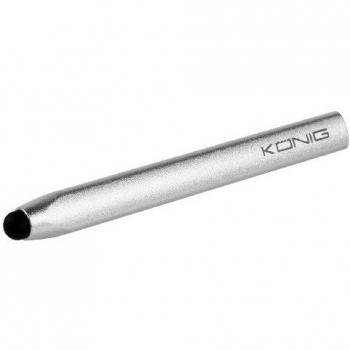 König CSSTYLXL100 lápiz Digital Negro, Plata - Lápiz para Tablet