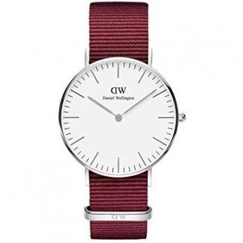 Daniel Wellington Unisex Adult Analogue Quartz Watch with Nylon Strap DW00100272