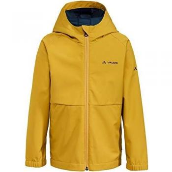 VAUDE Kinich - Chaqueta infantil unisex, Unisex niños, Chaqueta para niños., 41992, Marigold, 122-128 cm