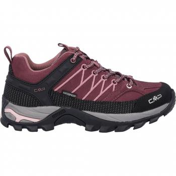 Zapatillas de senderismo CMP Rigel Low WP para mujer, color rosa, talla 37, impermeables