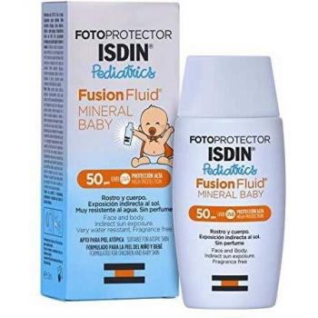 ISDIN Baby Mineral Pediatric Photo Protector SPF 50+ Liquid Face and Body 50ml