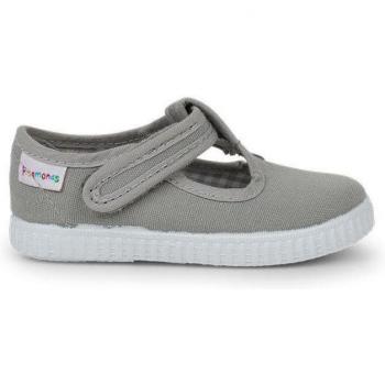 Pepitos de niño de lona con cinta adhesiva tipo zapatilla