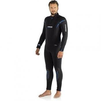 Cressi Lontra Plus All-In-One Man - Traje para hombre, color negro / azul, talla S