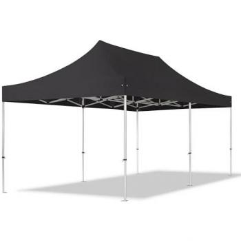 Carpa Plegable TOOLPORT 3x6m Profesional Aluminio 40mm PES 800 Negra