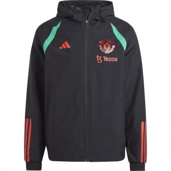 Manchester United All Weather Tiro 23 Hoodie - Black - Men's XL