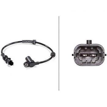 HELLA 6PU 009 106-261 Sensor, wheel speed - 12V - Front Axle - Cable: 452mm