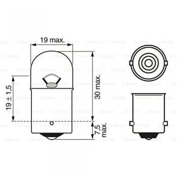 Bosch 1987302284 Lámpara de Coche