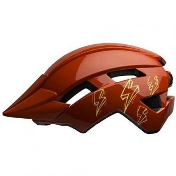 BELL Sidetrack II Casco de Bicicleta para niños, Pernos Rojos, Talla única