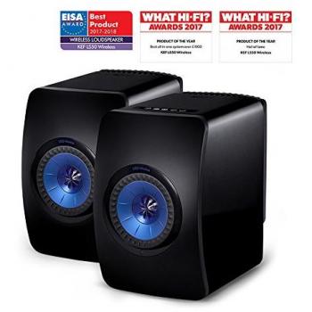 KEF LS50 Negro, Azul Altavoz - Altavoces