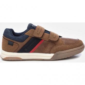 ZAPATO DE NIÑO XTI 151051 CAMEL CIERRE ADHERENTE - Zapatillas deportivas de niño con doble cierre adhesivo