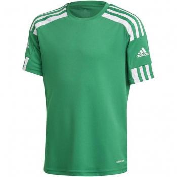 Camiseta adidas Squadra 21 Manga Corta Verde Niño