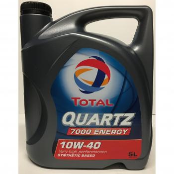 Total Quartz Oil 5L D.7000 10W40