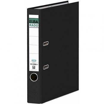 Elba Rado Chic 100022656 - Archivador palanca en PVC, A4, color negro