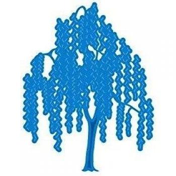 Marianne Design Creatables Troqueles con diseño Sauce Llorón, Metal, Azul, 16 x 11 x 0,5 cm