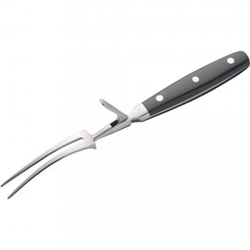 Kitchen Craft KCMCGUARD - Tenedor de trinchar con palanca de seguridad