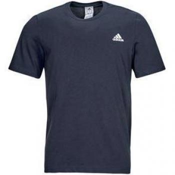 adidas Men's Essentials Single Jersey Embroidered Small Logo T-Shirt, Dark Blue, XS