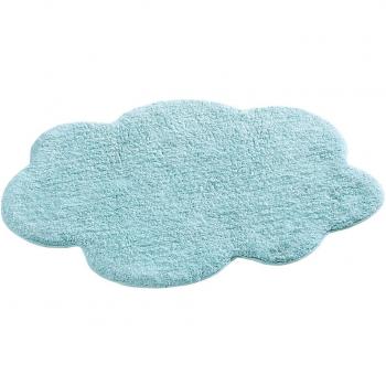VERTBAUDET Alfombra Nube Azul/Verde Unica