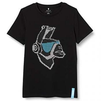 NAME IT Nkmfortnite Oscar SS Top Box LIC Camiseta, Negro, 146-152 para Niños