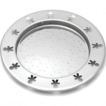 Set de 2 Posavasos Antideslizantes Mini Girotondo en Acero Inoxidable 18/10