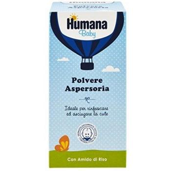Humana Polvo aspersoria con almidón de arroz, 150 g