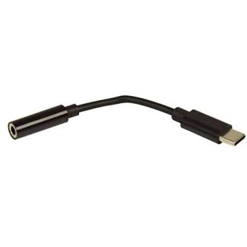 USB-C to 3.5mm Headphone Jack Adapter with Built-in DAC Technology