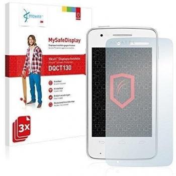 3x Vikuiti MySafeDisplay Protector de Pantalla DQCT130 de 3M para Alcatel One Touch OT-4030X SPop