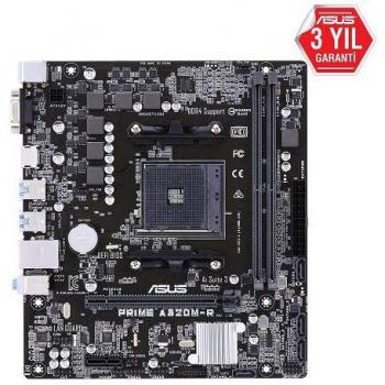 ASUS PRIME A320M-R-SI - Motherboard - micro ATX - Socket AM4 - AMD A320 - USB 3.1 Gen 1 - Gigabit LAN - onboard graphics