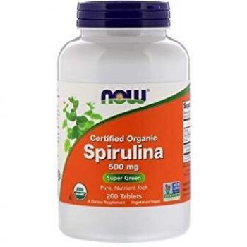 500mg Organic Spirulina 200 Tablets