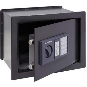 Arregui W25EB Caja Fuerte de Acero con Cerradura, Gris Oscuro, Pared-28x38x25 cm