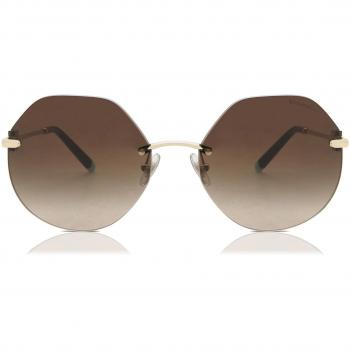 Gafas de Sol Tiffany Mujer TF3077 60213B Metal Dorado Marrón Geométrico 60mm Sombreado