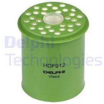 Filtro de combustible DELPHI HDF912 - Alta eficiencia en filtración, diseño compacto, compatible con múltiples vehículos, fácil instalación, resistencia a la corrosión y durabilidad prolongada