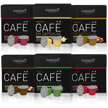 Viaggio Espresso Selección Especial - 60 Cápsulas de Café Compatibles con Máquinas Nespresso