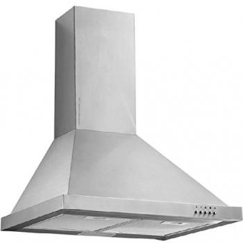 Campana Extractora Decorativa Inox Orbegozo 60 cm, Motor 190 W, Clase Energética B, 2 Filtros de Aluminio